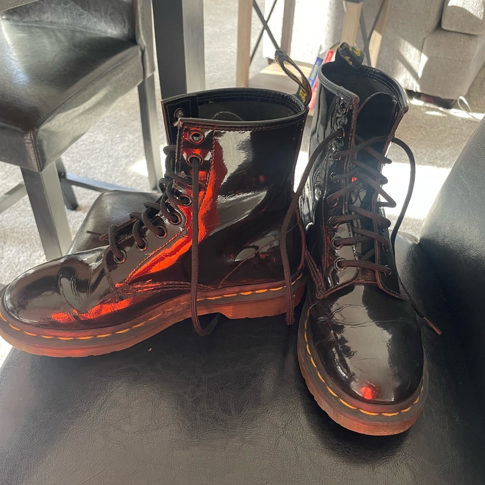 Doc Marten’s- Women's 1460 Classic Patent Leather Combat Boots